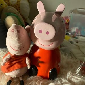 PEPPPA PIG PLUSH AND PIGGY BANK